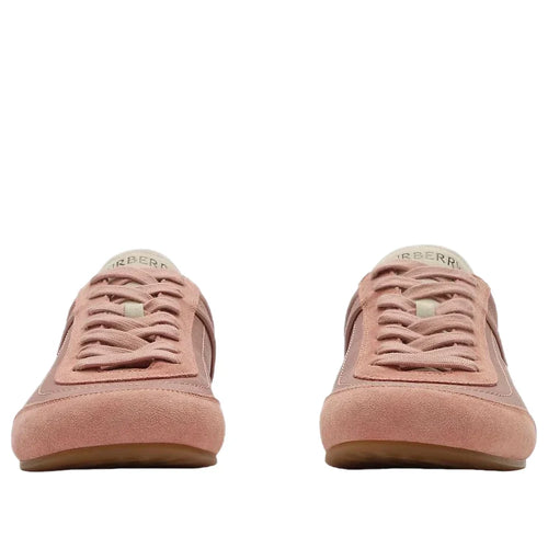 (WMNS) Burberry Leather Knight Runner Sneakers 'Dusky Rose Dove Beige' 81278051