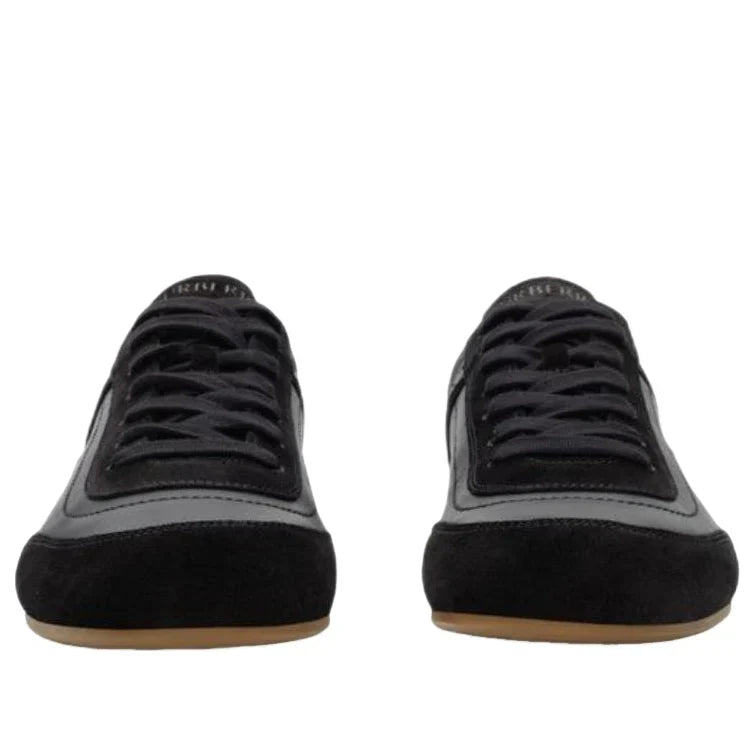 Burberry Leather Knight Runner Sneakers 'Black' 81262821