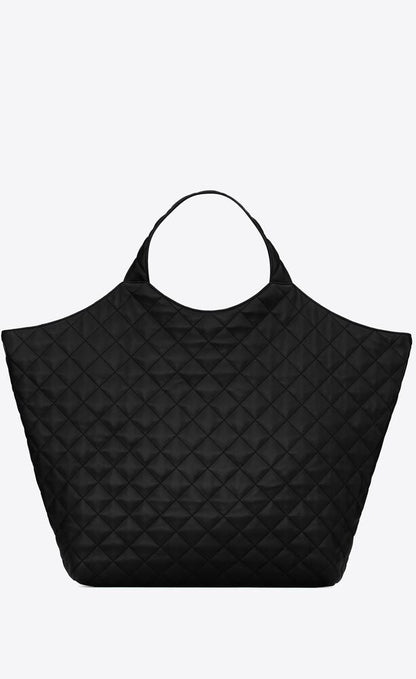 Saint Laurent ICARE MAXI SHOPPING BAG IN QUILTED LAMBSKIN