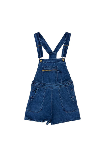 Alma Overall Denim Shorts