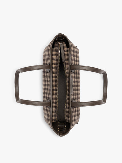 Colette Shoulder Tote in Brushed Flannel