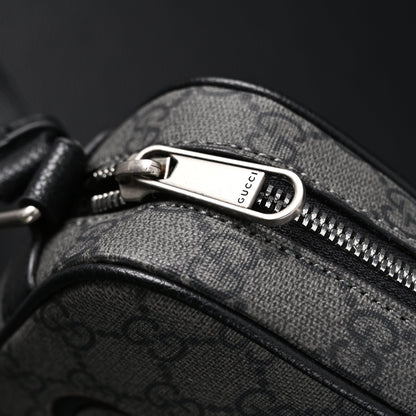 Gucci Ophidia GG Supreme Belt Bag – Black/Grey Monogram