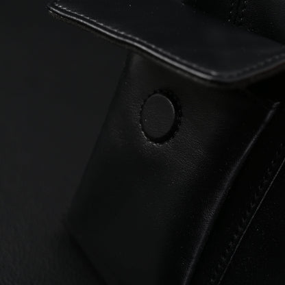 Louis Vuitton Montaigne Black Mahina Leather Shoulder Bag