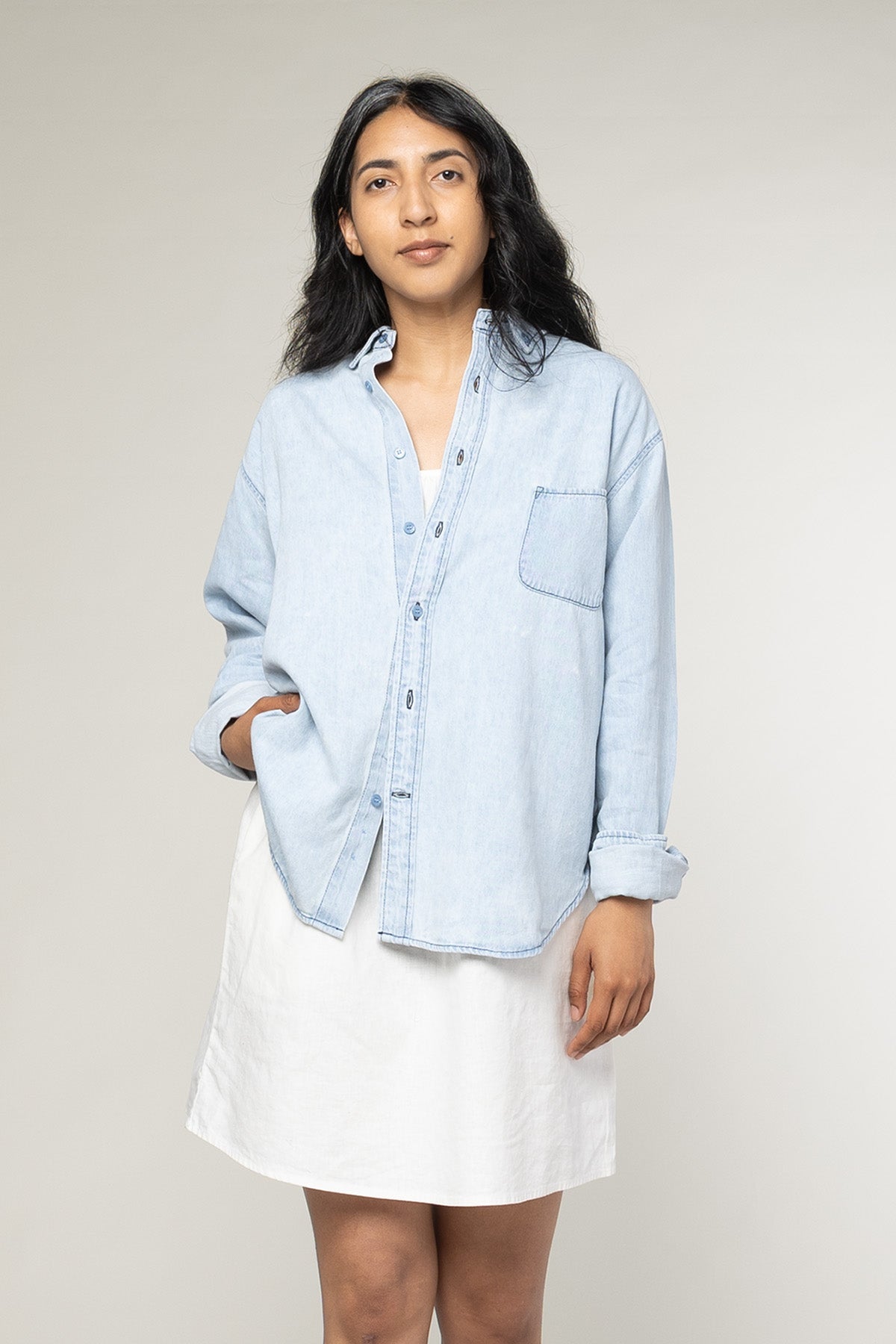 90's Denim Catalina Button Down Shirt