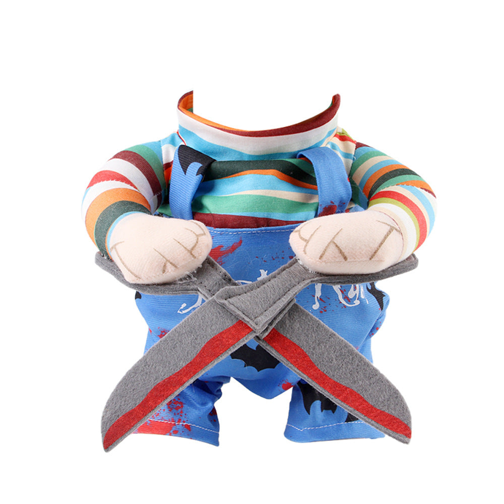 Pet Halloween Costume Cat Funny Outfit with Adjustable