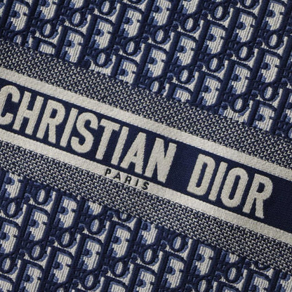 Dior Book Tote Navy Blue
